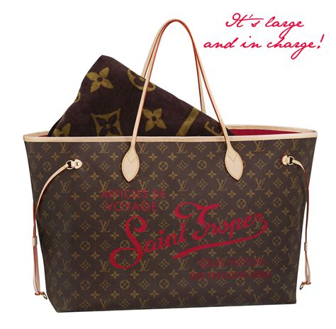 louis vuitton neverfull saint tropez|Louis Vuitton never full.